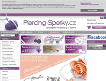 Tablet Screenshot of piercing-sperky.cz